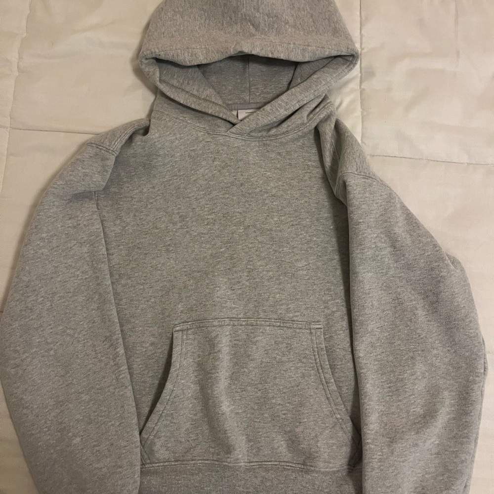 Gray Aritzia Cozy Fleece Hoodie